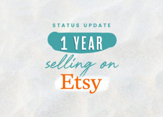 1 Year Selling on Etsy