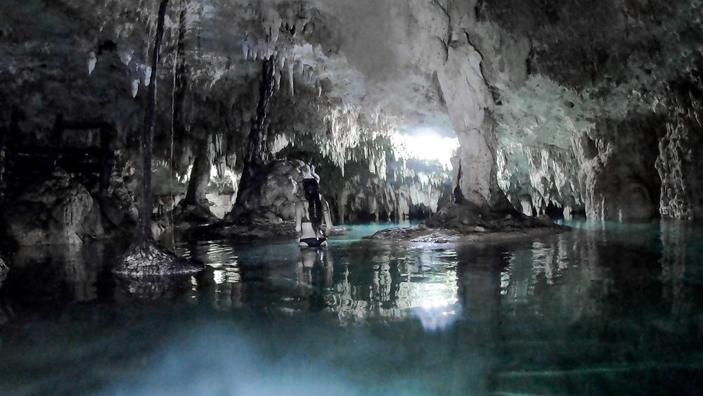A beautiful and surreal experience at Cenote Sac-Actun